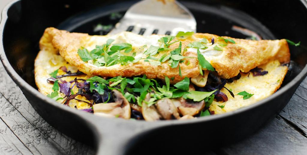 Spinach Omelette