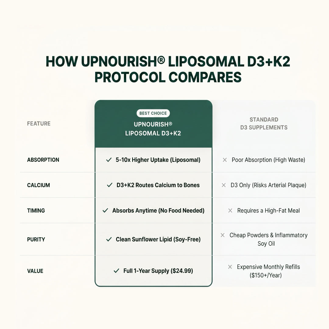 Liposomal Vitamin D3 5000IU K2 MK7 100 mcg