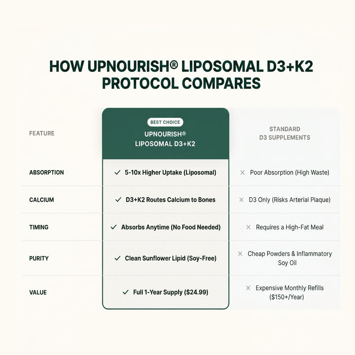 Liposomal Vitamin D3 5000IU K2 MK7 100 mcg